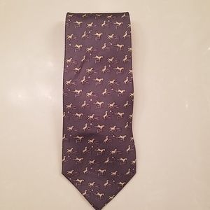 Whimsical Jumping Horse Neck Tie